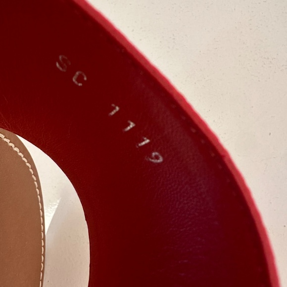 New Louis Vuitton Red Monogram Escale Canvas Palma Thong Flats Size 36 - Picture 6 of 8